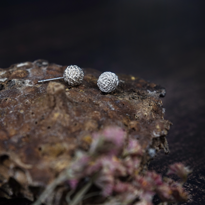 Pendientes de botón con Forma de piña | Artemisa