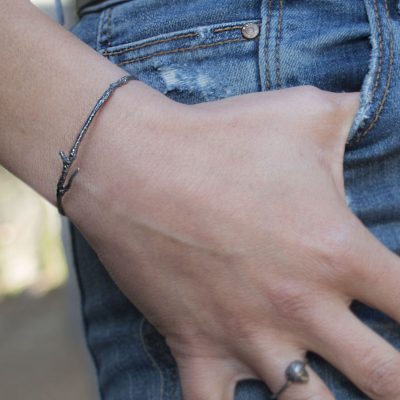 Brazalete de Rama Con Cadenita | Twigs
