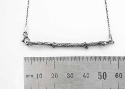 Collar de rama Twigs | gargantilla de plata de ley