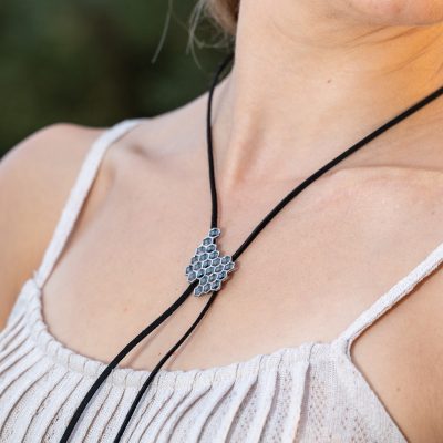 Collar largo Panal de Abeja | Honey