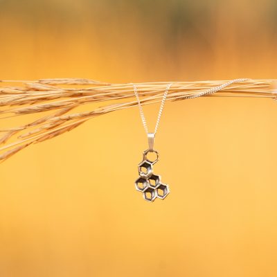 Gargantilla minimalista Panal de Abeja | Honey
